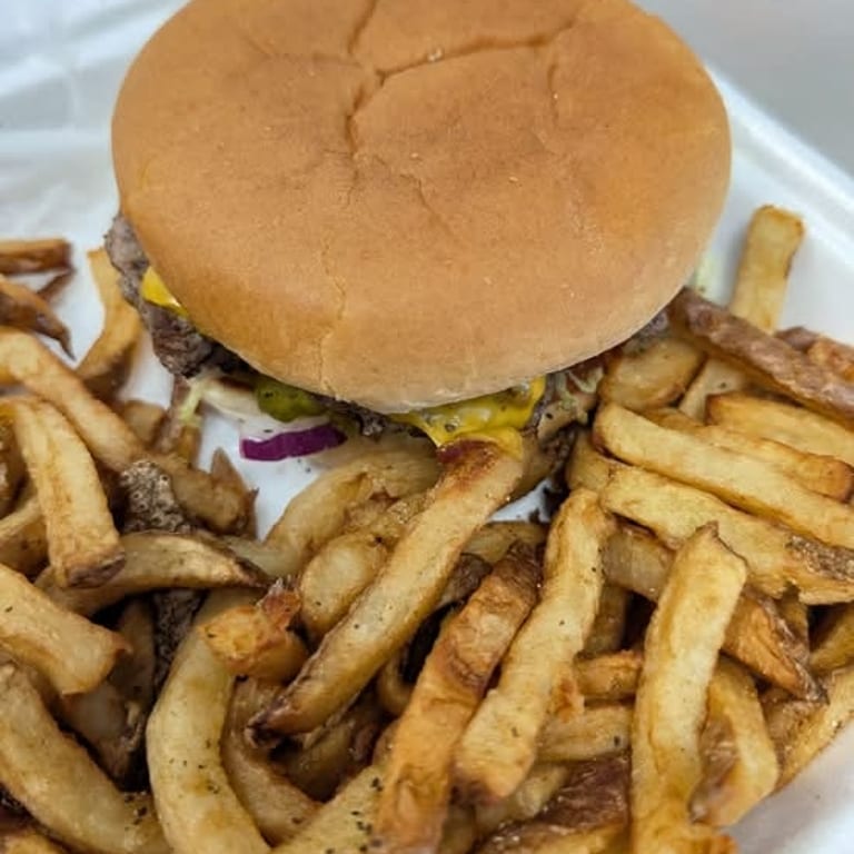Indulge in Our Cheeseburger